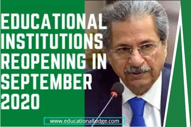 Educational Institutions Reopening