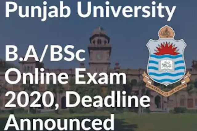 Punjab University B.A/BSc Online Exam 2020