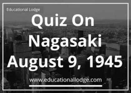 Quiz On Nagasaki