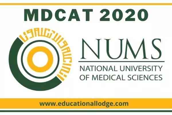 NUMS MDCAT 2020