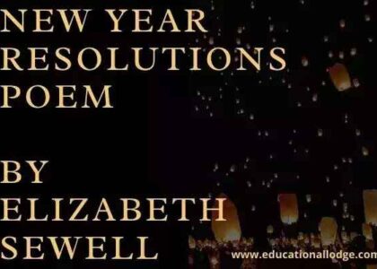 New Year Resolutions Poem