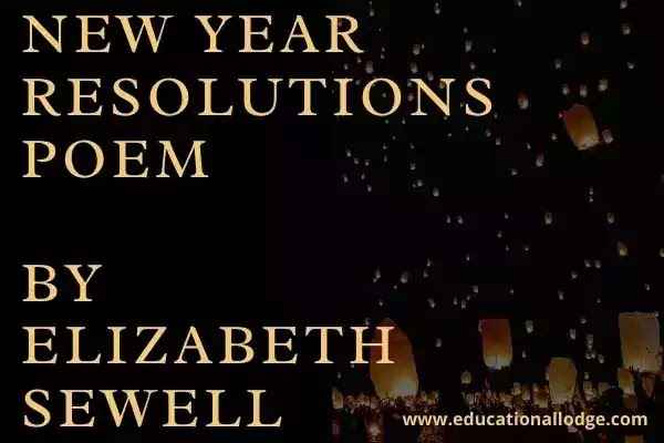 New Year Resolutions Poem