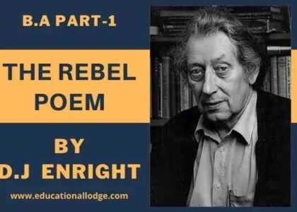 The Rebel Poem by DJ Enright