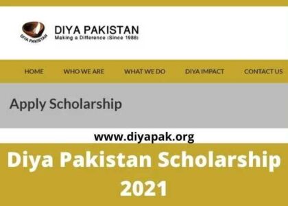 Diya Pakistan Scholarship 2021