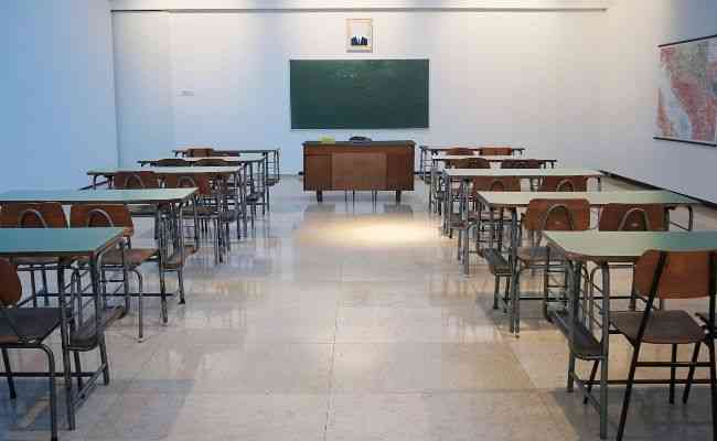 Class Room is Empty Because Punjab Government Announces Summer Vacation