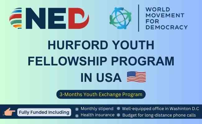 Fully Funded Hurford Youth Fellowship Program USA