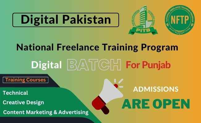 Admissions are Open for Digital Punjab Online Batch under NFTP