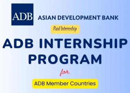 Paid ADB Internship Program 2024